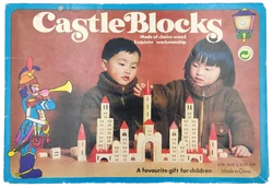 Holzbaukasten Castle Blocks Made in China - Bild 2