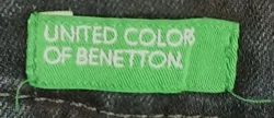 United Colors of Benetton Damen Jeans Latzhose blau Gr. XS/ECH - Bild 3