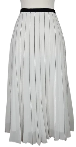 MANGO Damen Rock, weiß - Gr. M  - Bild 2