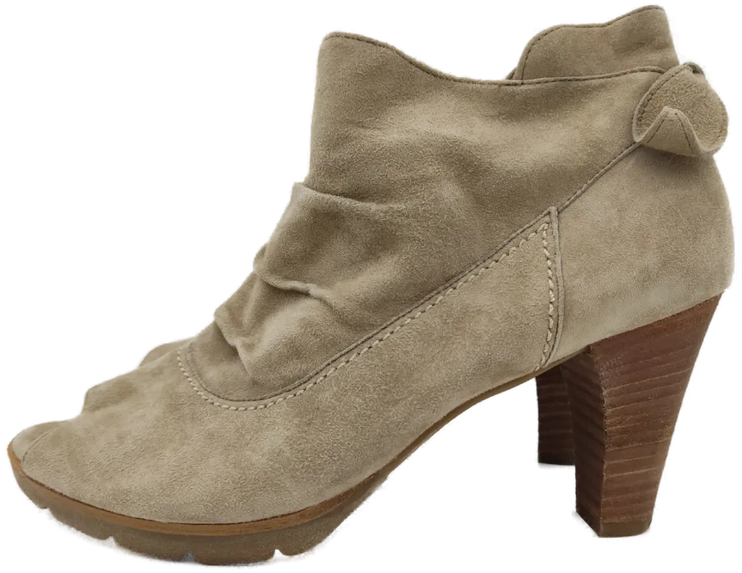 Paul Green Damen Boots beige Gr. 6 1/2 (39,5) - Bild 1