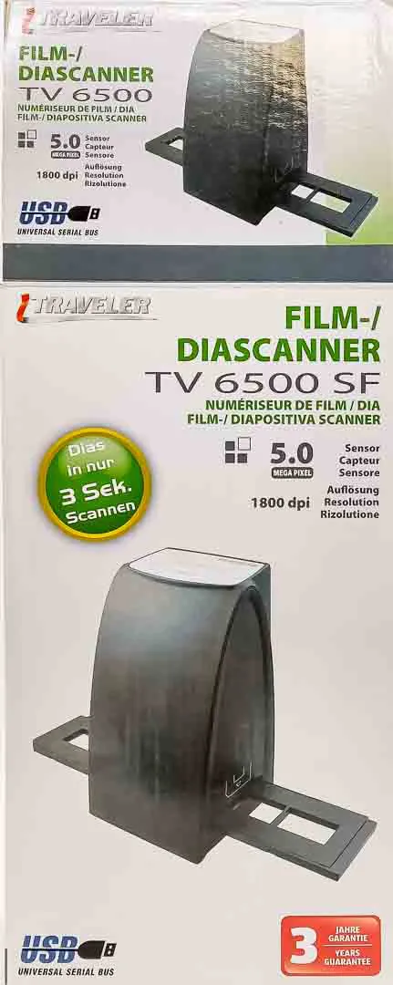 Traveler TV 6500 SF Dia- & Filmscanner USB 5MP - Bild 4
