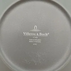 Schwarzes Villeroy & Boch Brötchenteller - Durchmesser 15.5 cm - Bild 2