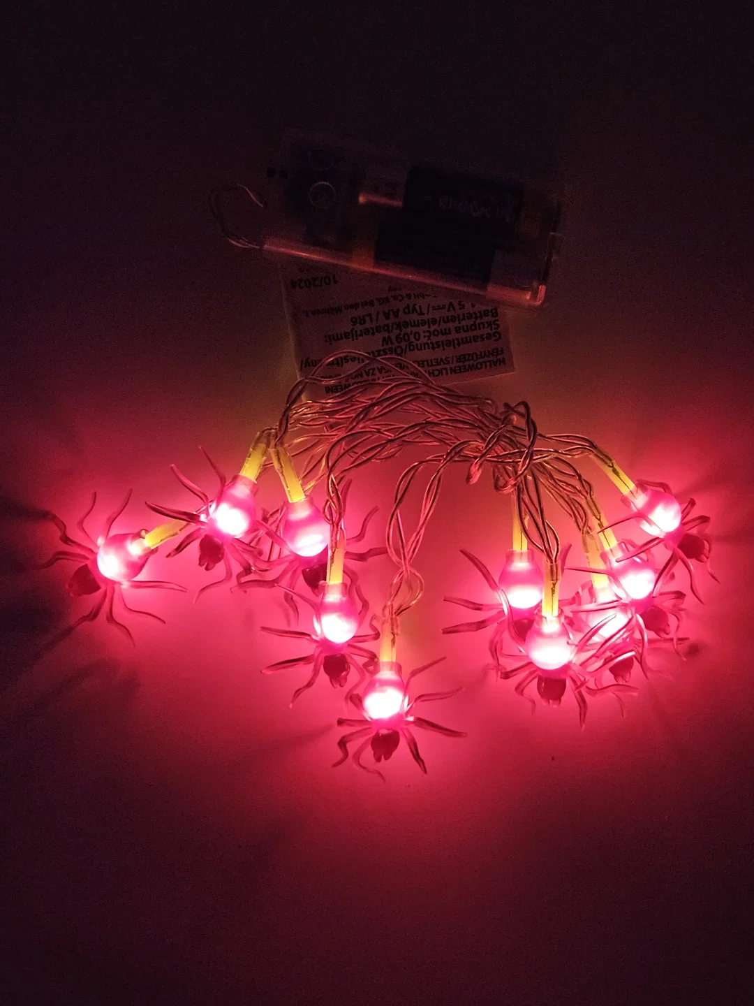 LED-Lichterkette für Halloween #1 " Spinne" – Bild 3