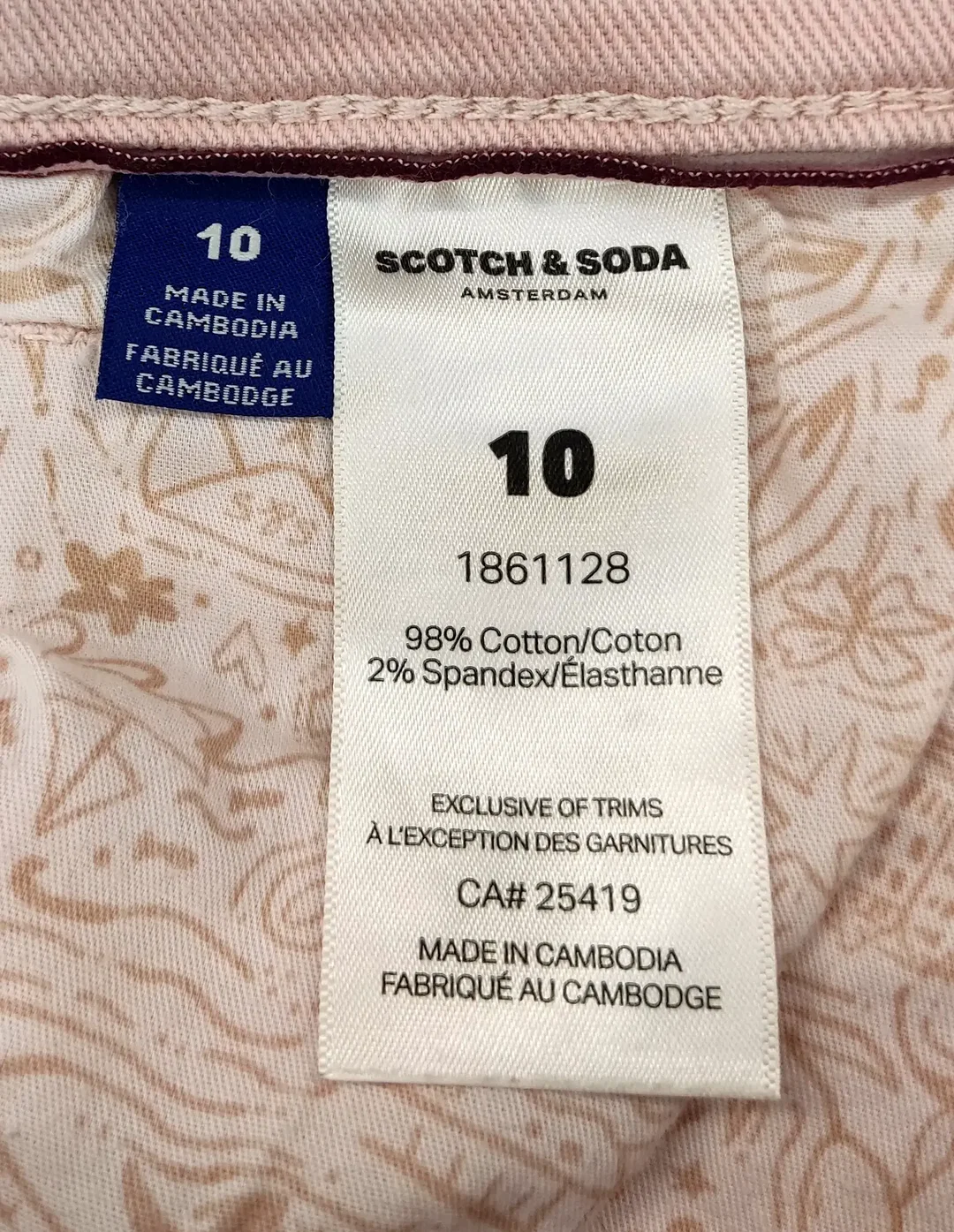 Scotch & Soda Damen Jeanshose pastelrosa Gr. M – Bild 5