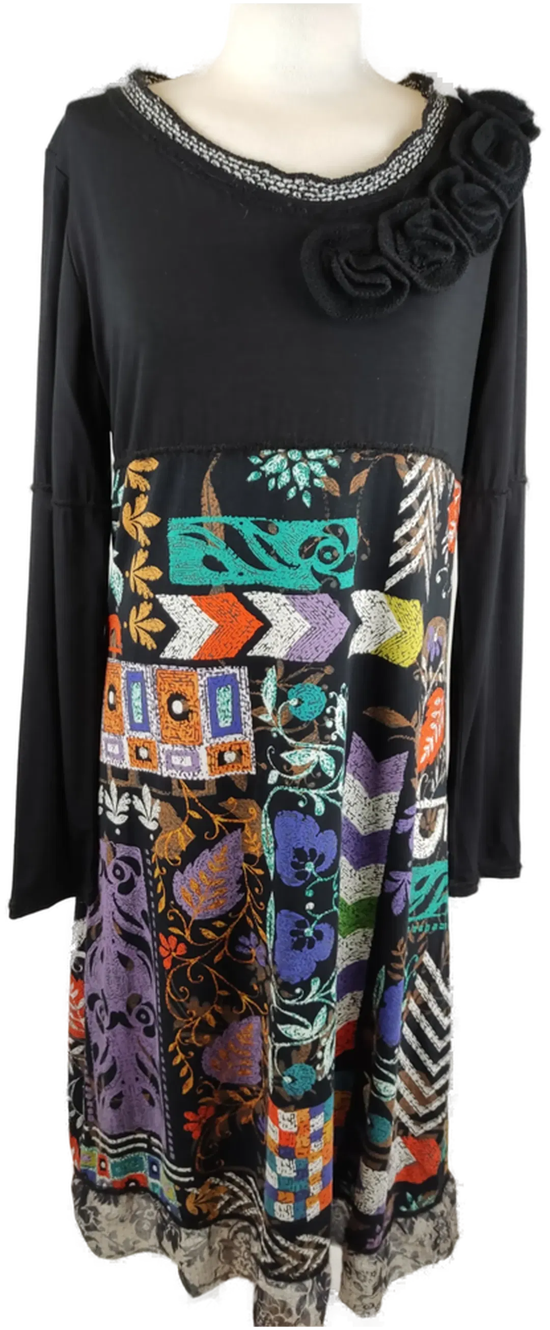 FLAMM Damen Kleid Mehrfarbig - XL/42 - Bild 1