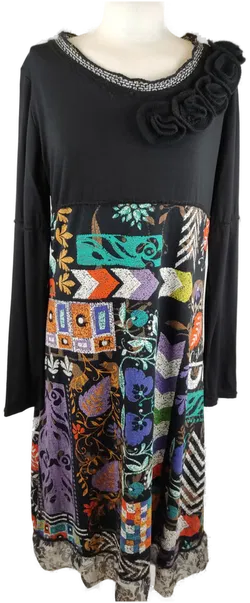 FLAMM Damen Kleid Mehrfarbig - XL/42 - Bild 1