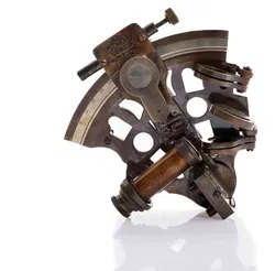 Vintage Wunder der Technik Sextant von Kelvin & Hughes v. 1917 - Bild 2