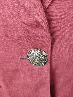 Vintage Damenkostüm rostrot -  S-M / 36-38 - Bild 3