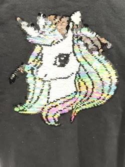 H&M, Mädchenshirt Einhorn, Gr. 104 - Bild 3