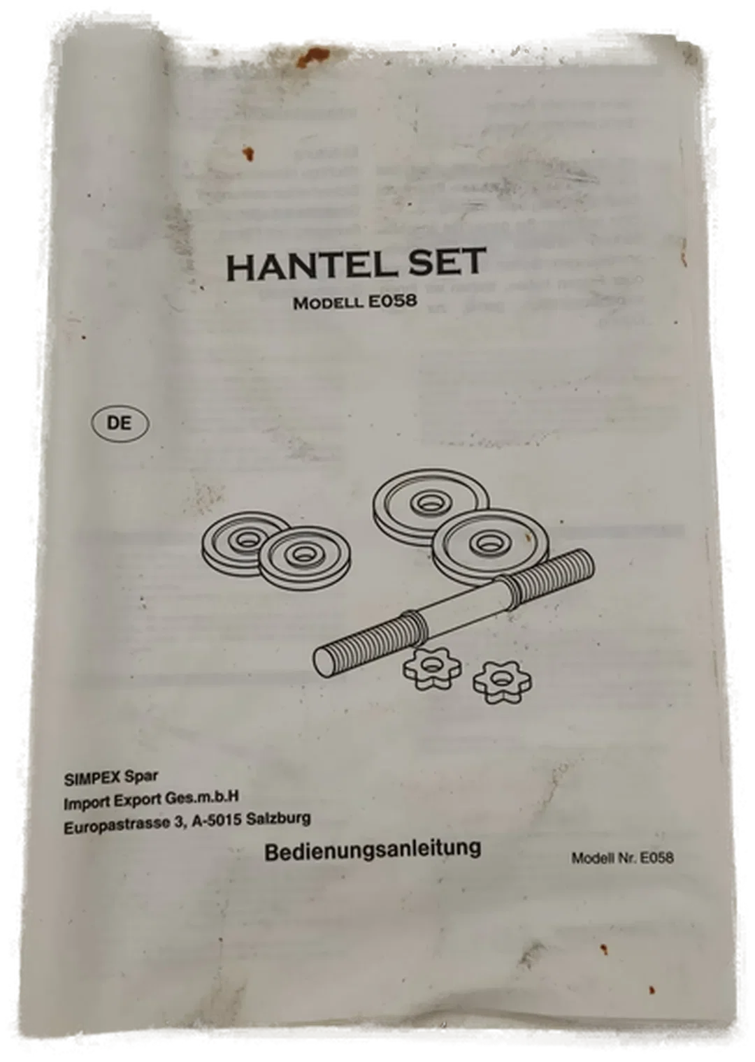 1 Kurzhantel-inkl.. Koffer, versch. Gewichte, Gewichte aus Guss – Bild 3