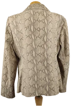 Taifun Damenblazer Animal-Print Leder - XL/42 - Bild 2