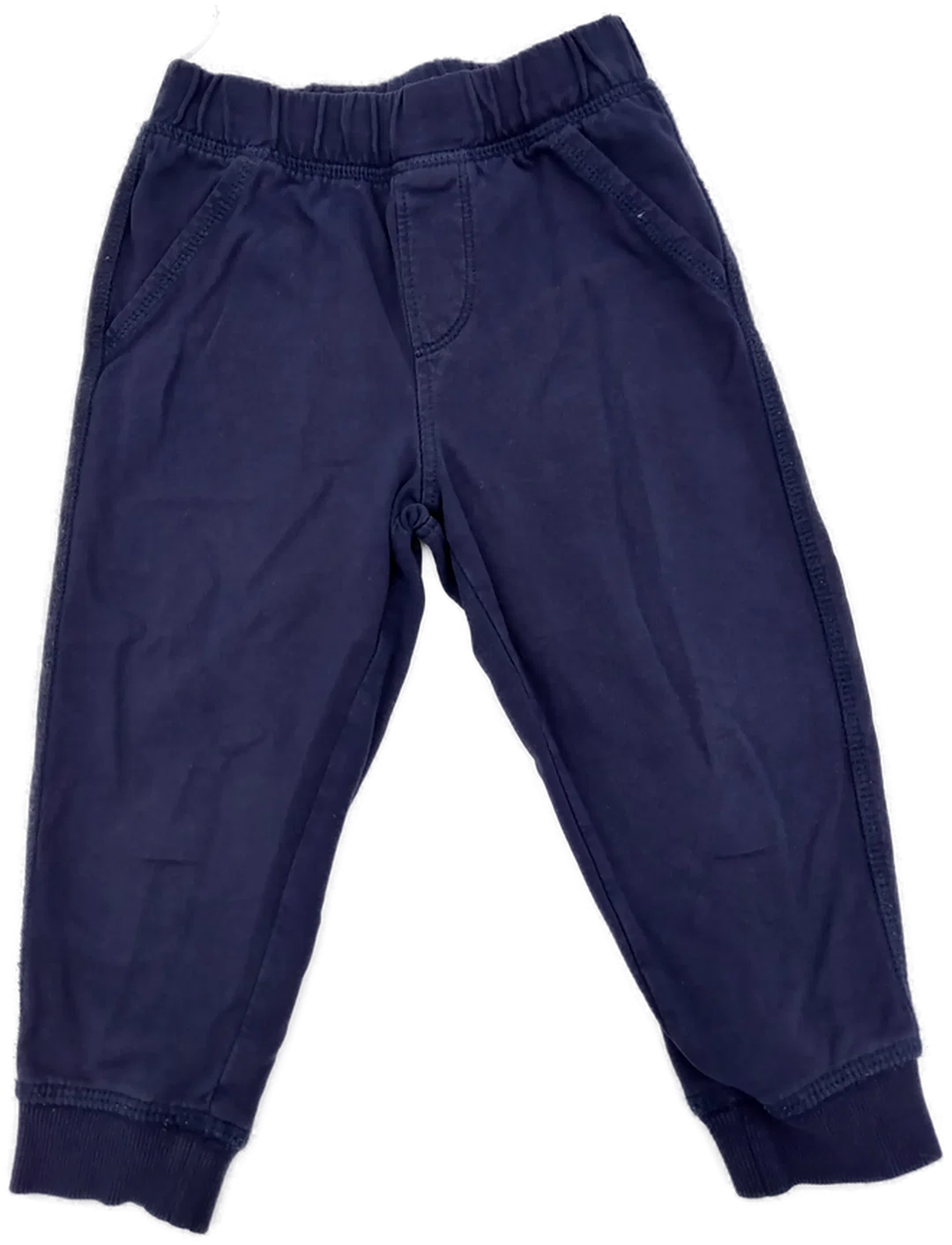 Babyjogginghosen "Babyclub", lang mit Gummizugbund 2 tlg., blau mit Taschen, hellgraumeliert, Größe 92 – Bild 1