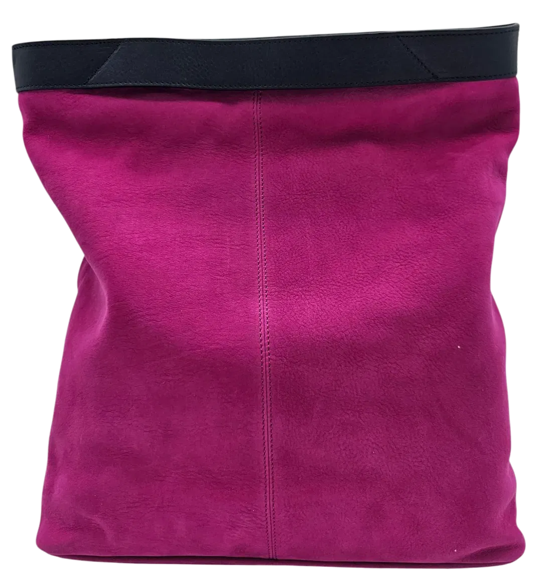 Max V. Koenig Damen Lederhandtasche/Clutch, pink - Höhe ca. 35 cm  - Bild 1