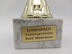 Pokal Ehrenpreis Vizebürgermeister Ewald Wiedenbauer - Bild 2