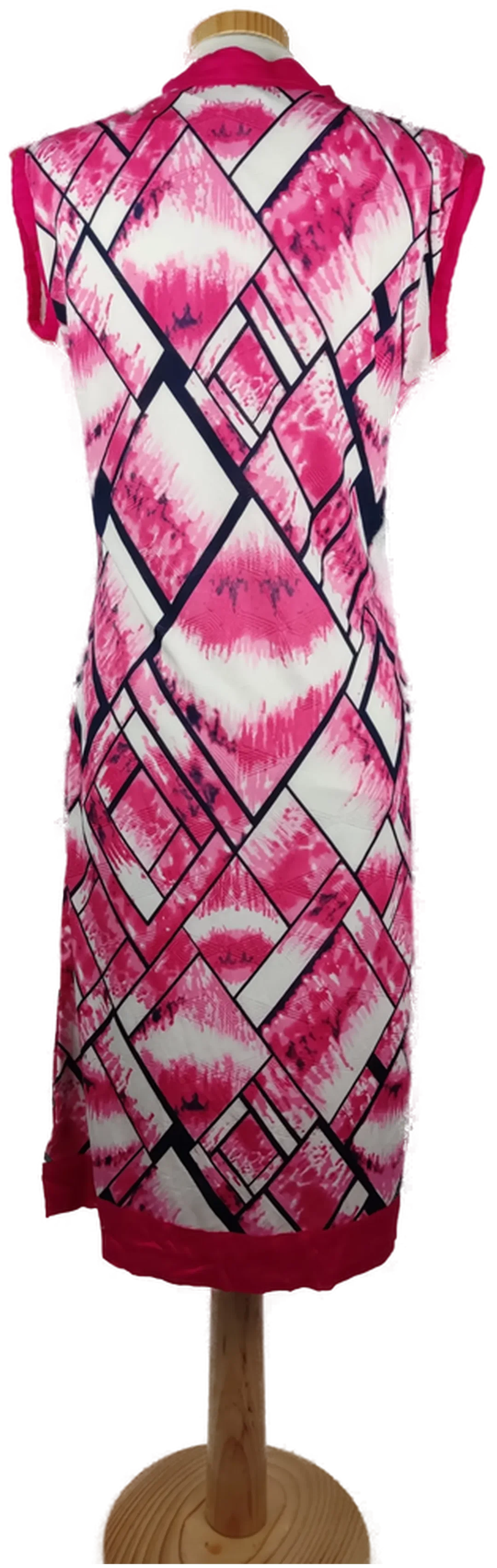 Laura Dennis Damen-Midikleid rosa gemustert - XXL/44 – Bild 2