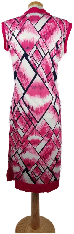Laura Dennis Damen-Midikleid rosa gemustert - XXL/44 - Bild 2