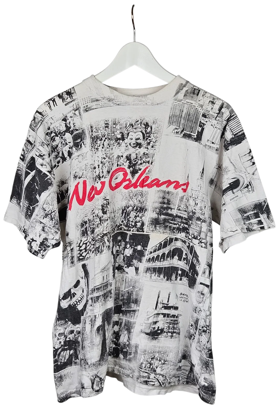 New Orleans Herren T-Shirt, weiß - Gr. L  - Bild 4