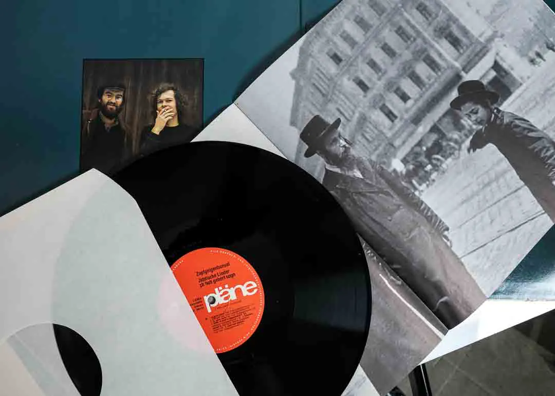 Vinyl Schallplatte Zupfgeigenhansel "Jiddische Lieder" mit Songbook – Bild 2