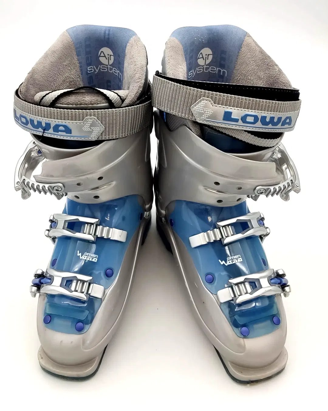 Lowa Damen Tourenskischuhe mit Tasche grau-blau - Gr. 39.5/40 - Bild 1