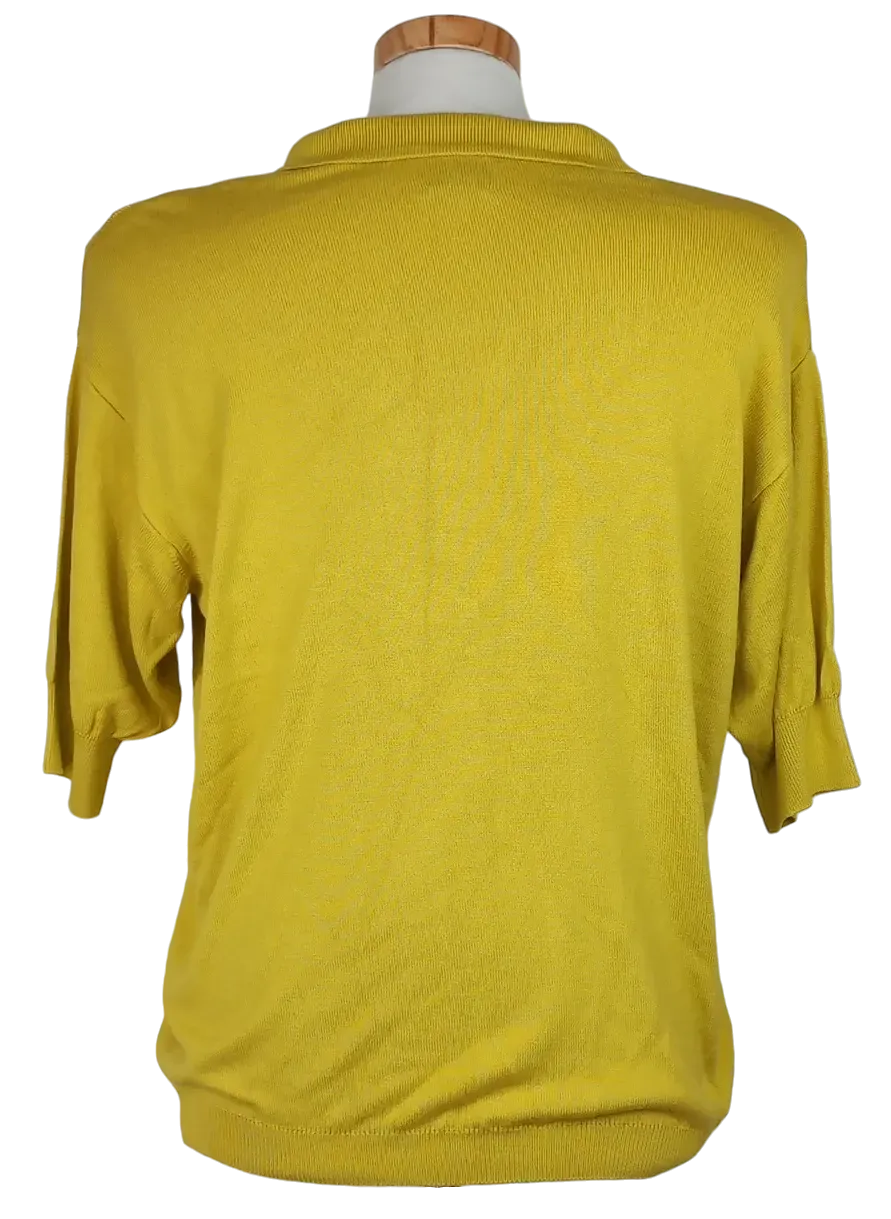 Stefanel Herren Shirt, ocker - Gr. L  – Bild 2