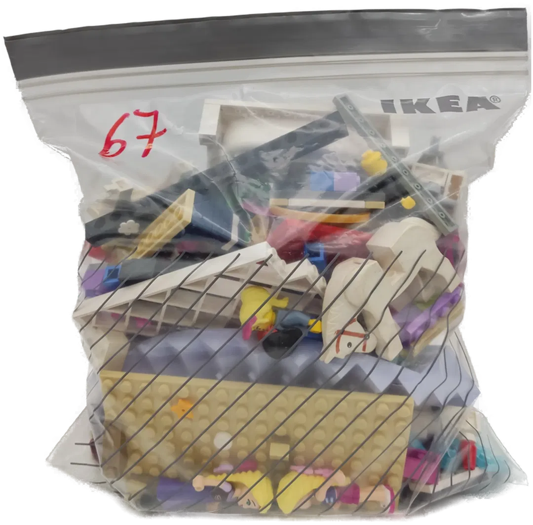 0.5 Kilo Lego Steine gemischt - Bild 4