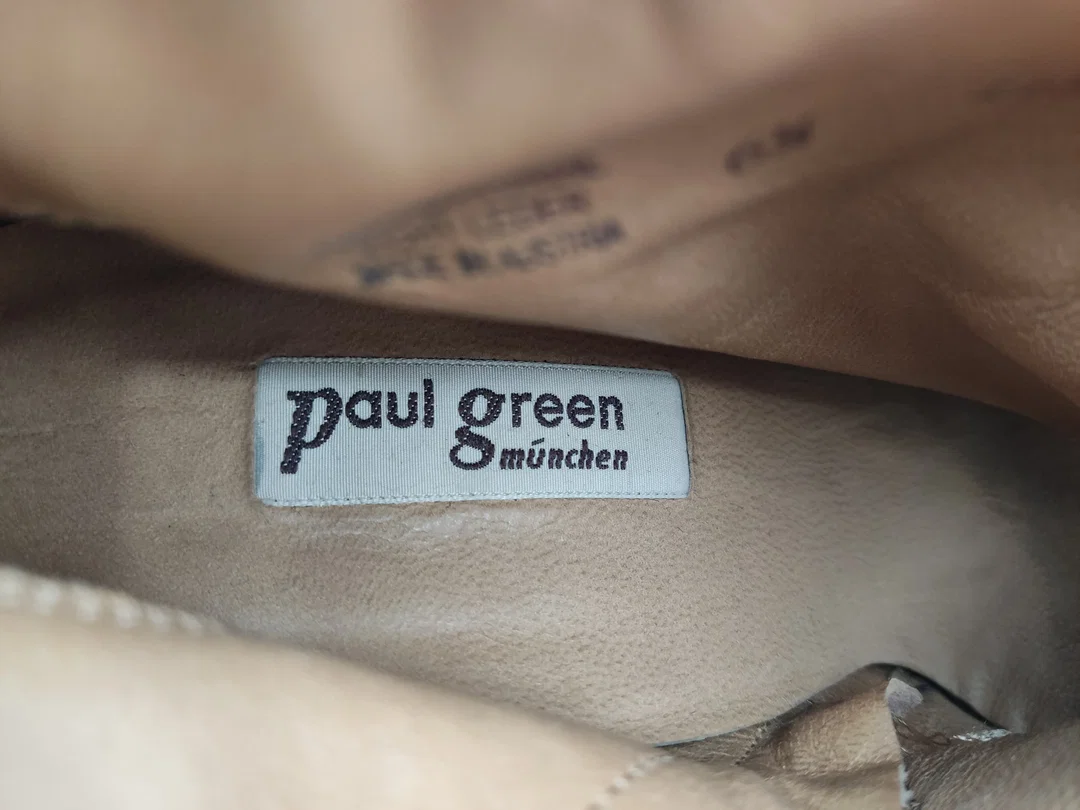 Paul Green Damen Boots beige Gr. 6 1/2 (39,5) – Bild 2