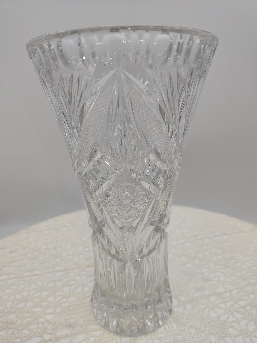 Bohemia Crystal Bleikristallvase, mit Schliffmuster  | Zeitloser Glanz – Bild 2