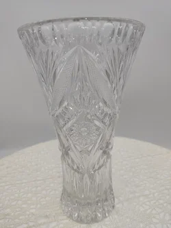 Bohemia Crystal Bleikristallvase, mit Schliffmuster  | Zeitloser Glanz - Bild 2