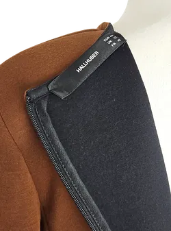 HALLHUBER Damen Midikleid, braun - Gr. L  - Bild 5