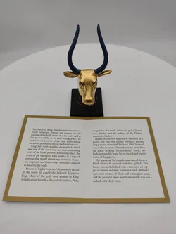 Goldener Sacred Cow Porzellan & Zertifikat von Franklin Mint | Limitierte Rarität - Bild 8