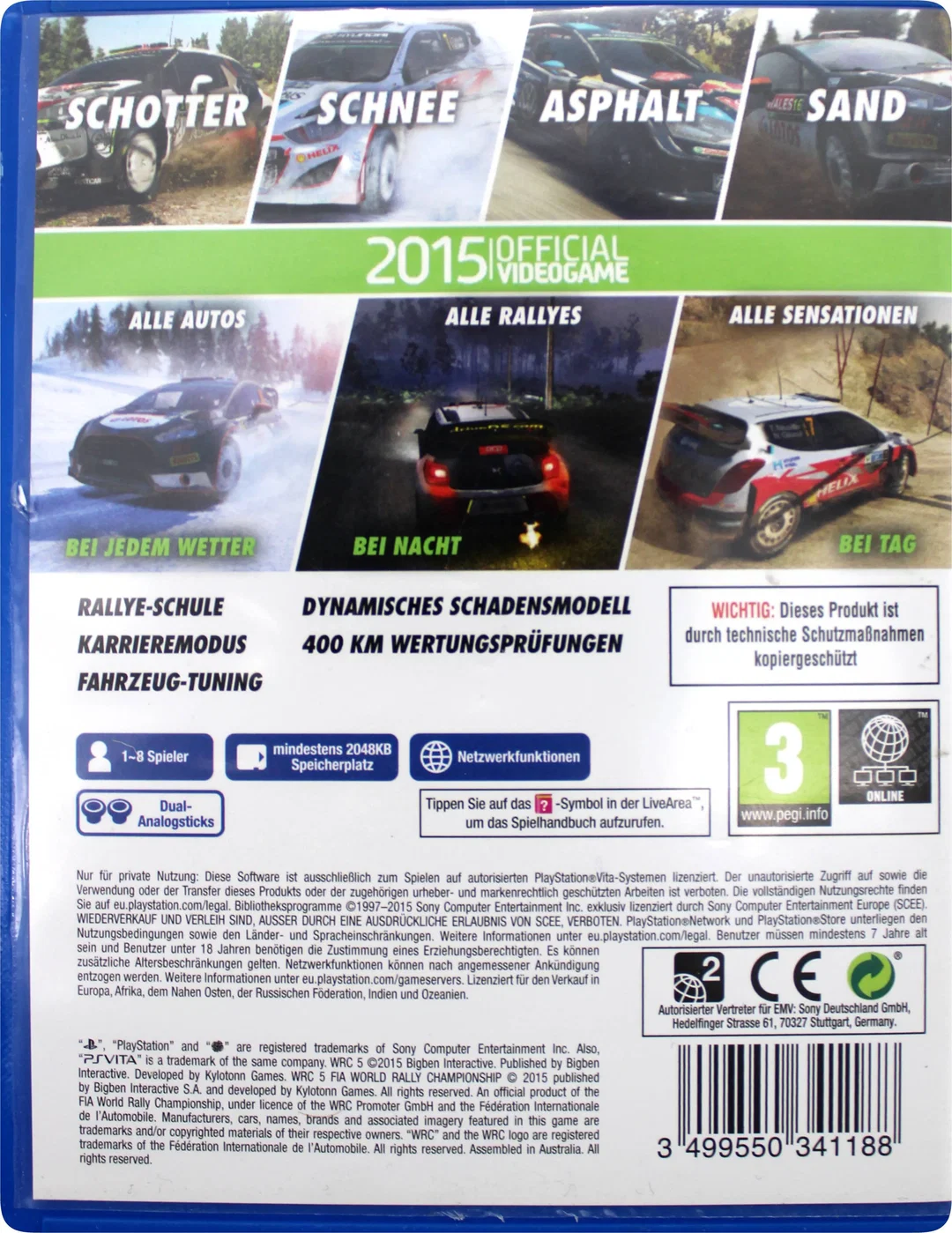 WRC 5 – FIA World Rally Championship | PS Vita – Bild 3