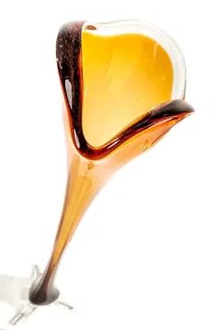 Vase SIA-Collection Glas Orangeton ca. 125 cm hoch - Bild 3