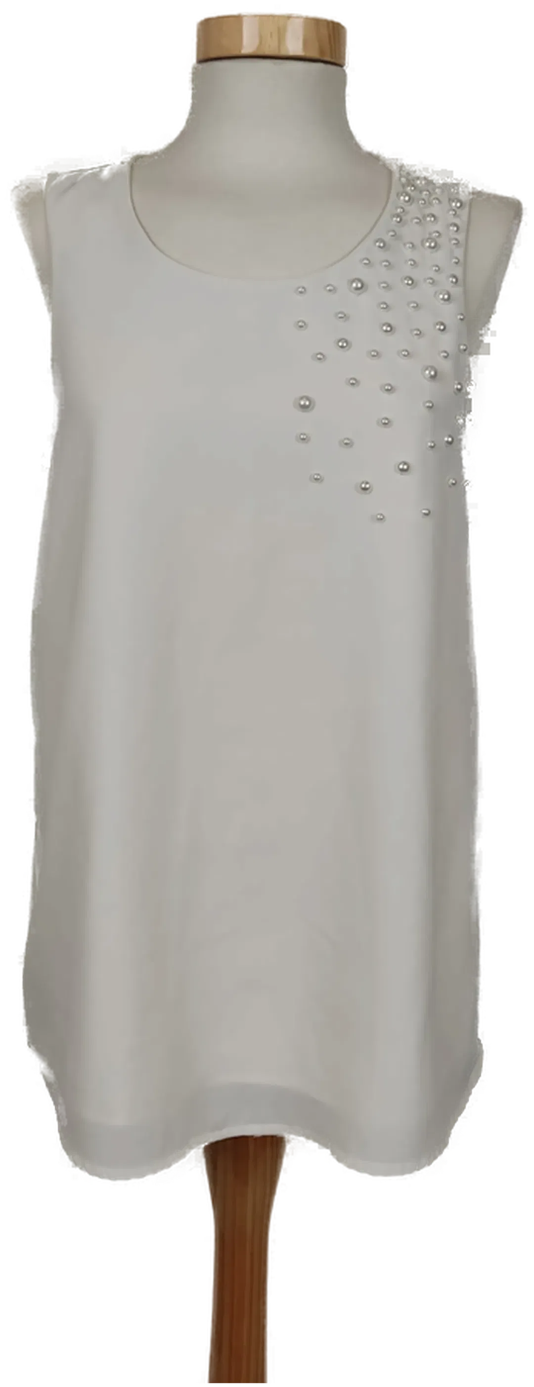 Vero Moda Damen Top Bluse ärmellos weiß - S/36 - Bild 4