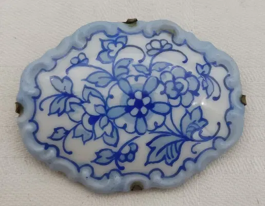 Rosenthal Porzellan Brosche - Bild 2