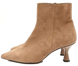 Högl Veloursleder Stiefletten taupe Gr. 39 – Vorschau 6