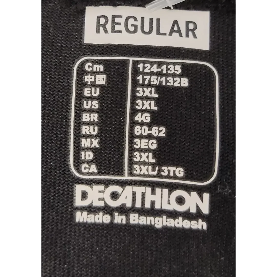 DECATHLON Damen T-Shirt schwarz - Gr. 3XL – Bild 4