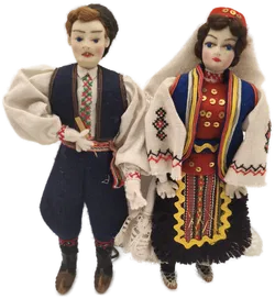 5 Trachtenpuppen, Souvenir - Bild 3