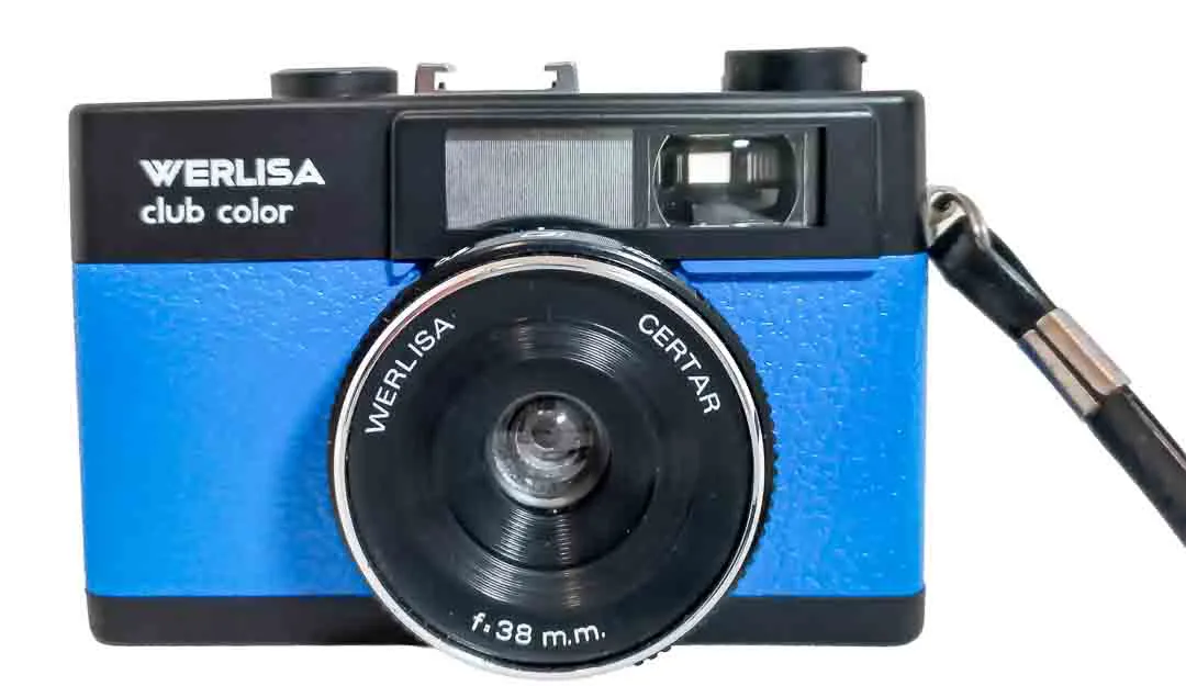 Werlisa Club Color Sucherkamera Blau mit Tasche Vintage 35mm - Bild 1