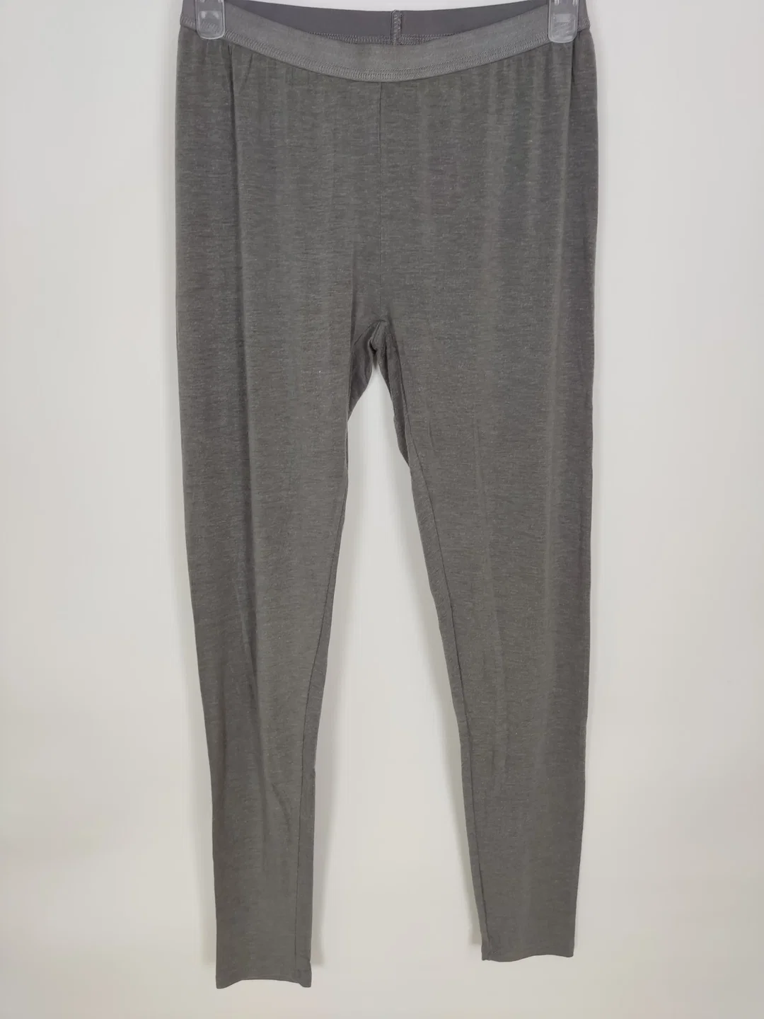 Leggings "body", lang mit Gummizugbund, grau, Größe 36/38 – Bild 2