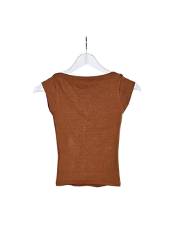 ZARA Damen Top, ziegelbraun - Gr. S / 36 - Bild 2