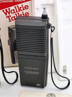 Realistic TRC-87 1-Kanal CB-Walkie-Talkie Set (2 Stück) - Schwarz - OVP – Vorschau 5