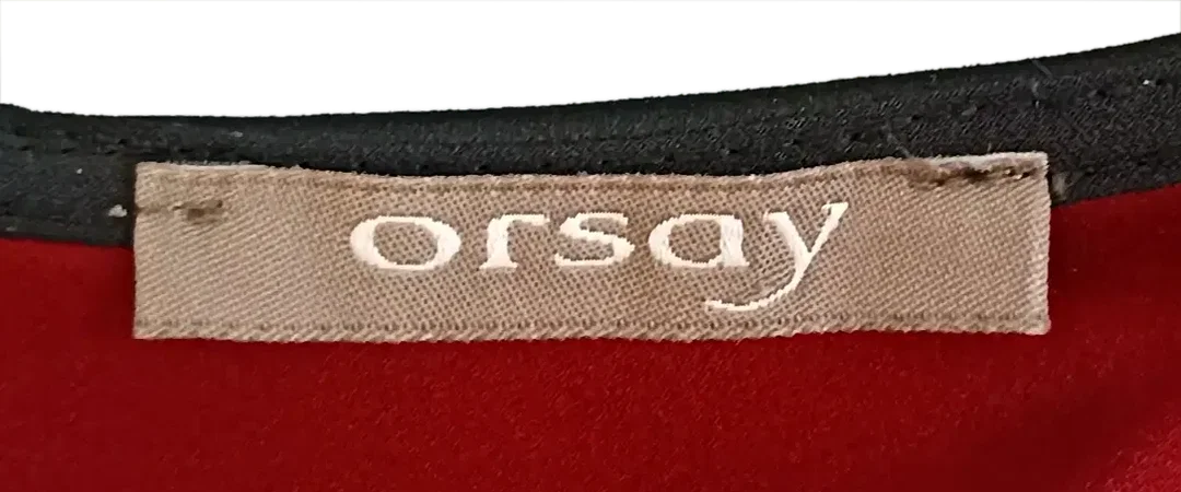 Orsay Damen Stretch-Satin-Midikleid schwarz Gr. S – Bild 4