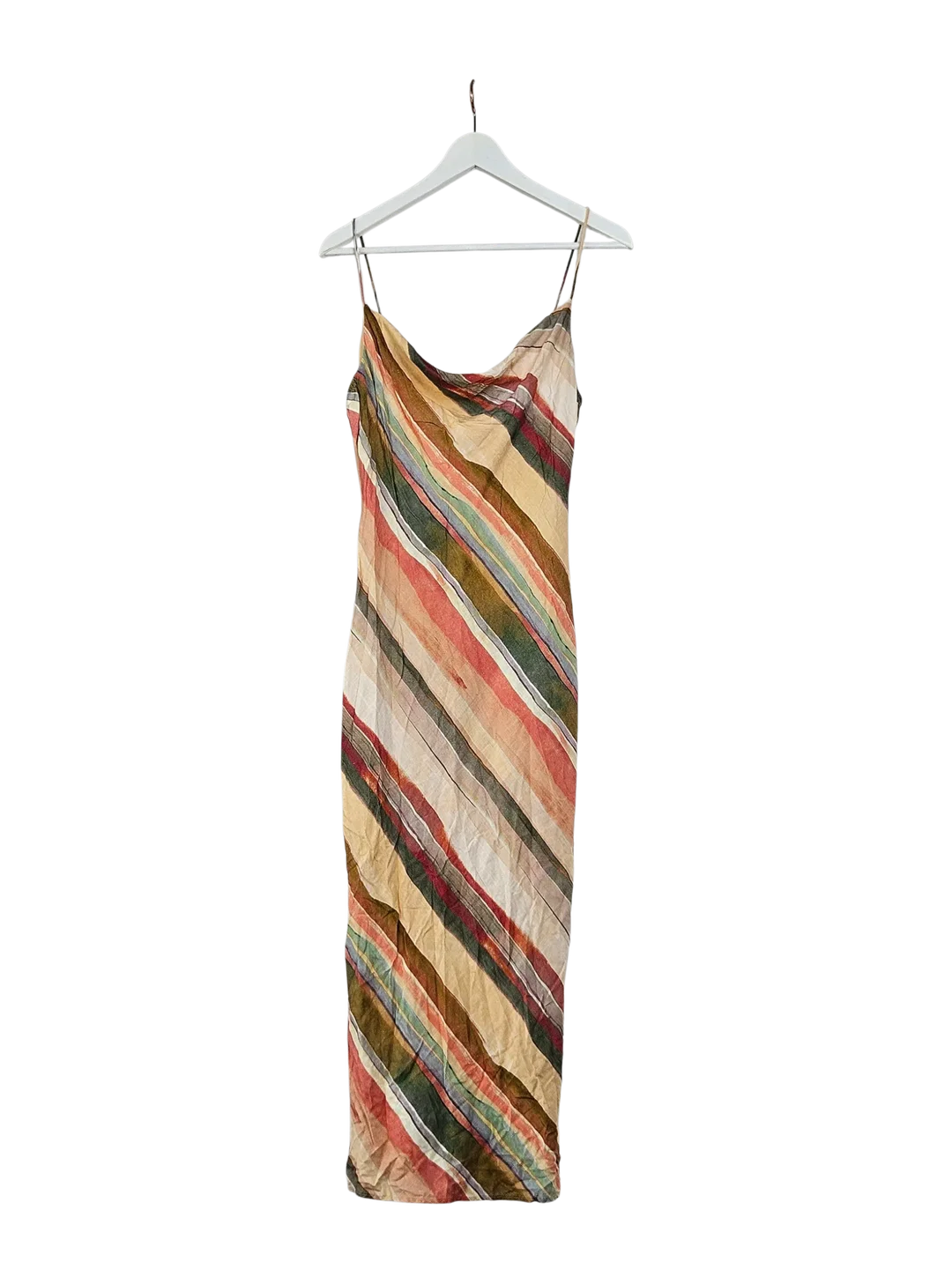 ZARA Damen Midi-Kleid, mehrfarbig - Gr. L / 40 - Bild 1