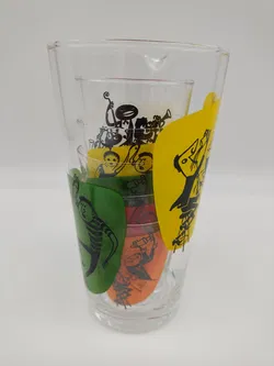 Gläser set mit Jazz und Swing Motiven - Bild 6