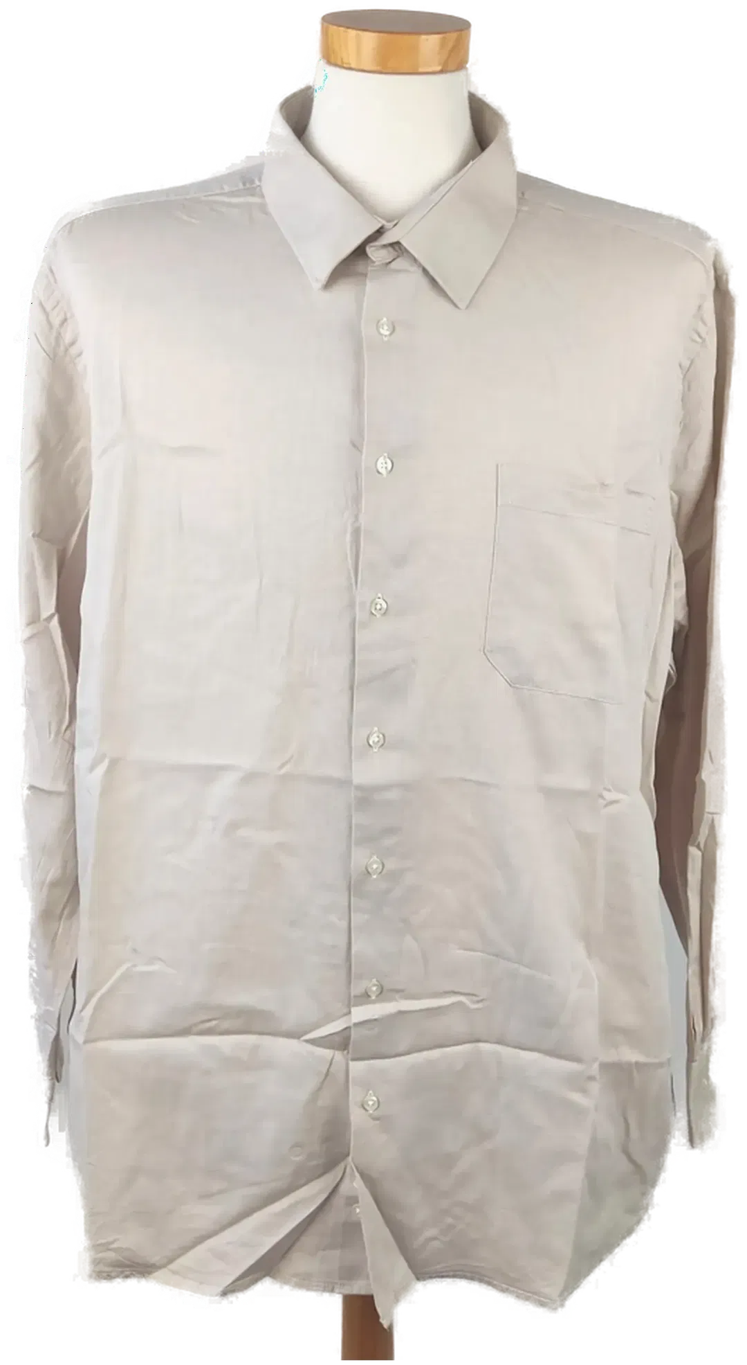 CANDA von C&A Herrenhemd langarm - beige - Gr. XXL (45-46) - Bild 1