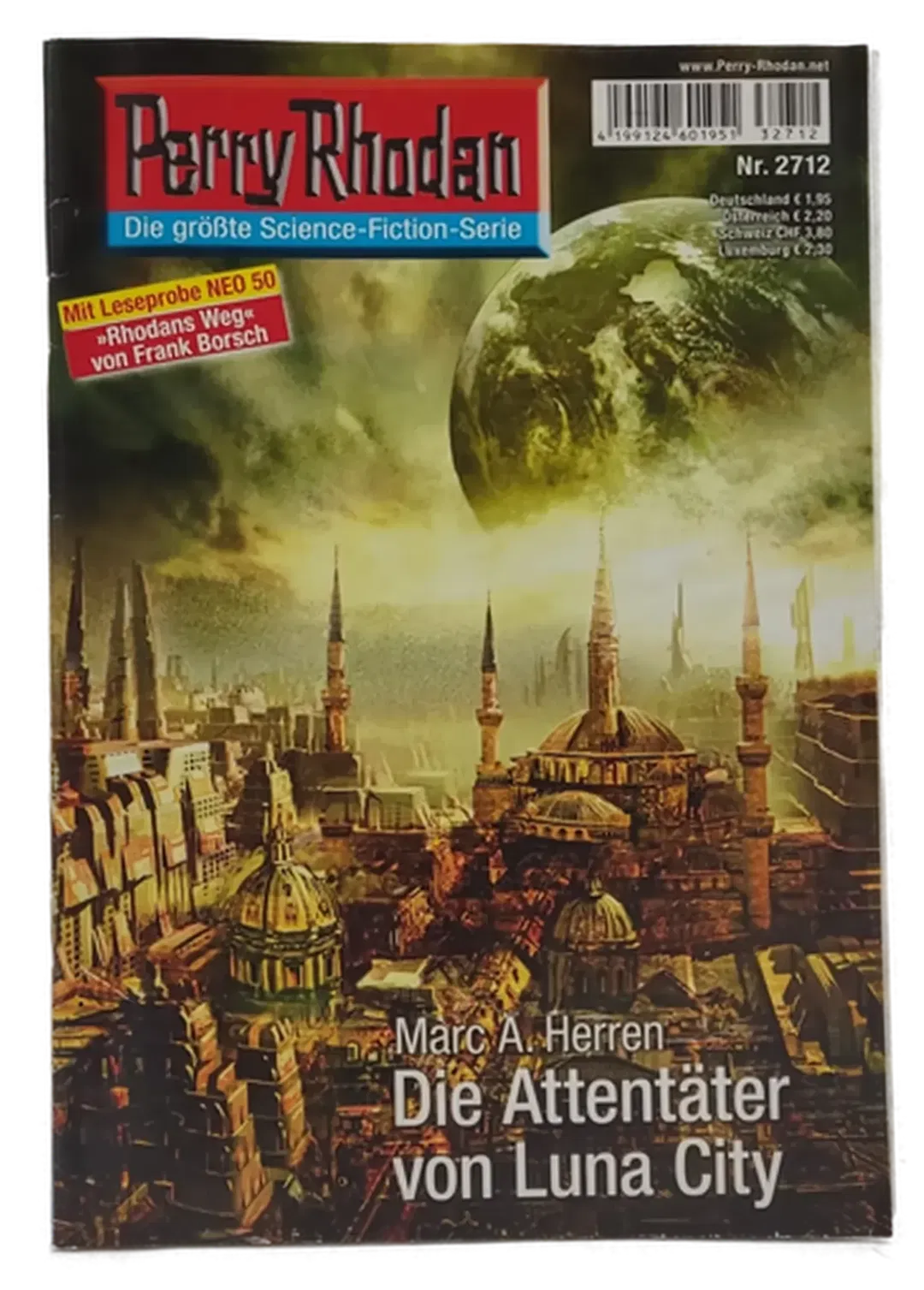  Romanheft Perry Rhodan Die Attentäter von Luna City Erstauflage Nr.2712 - Bild 1
