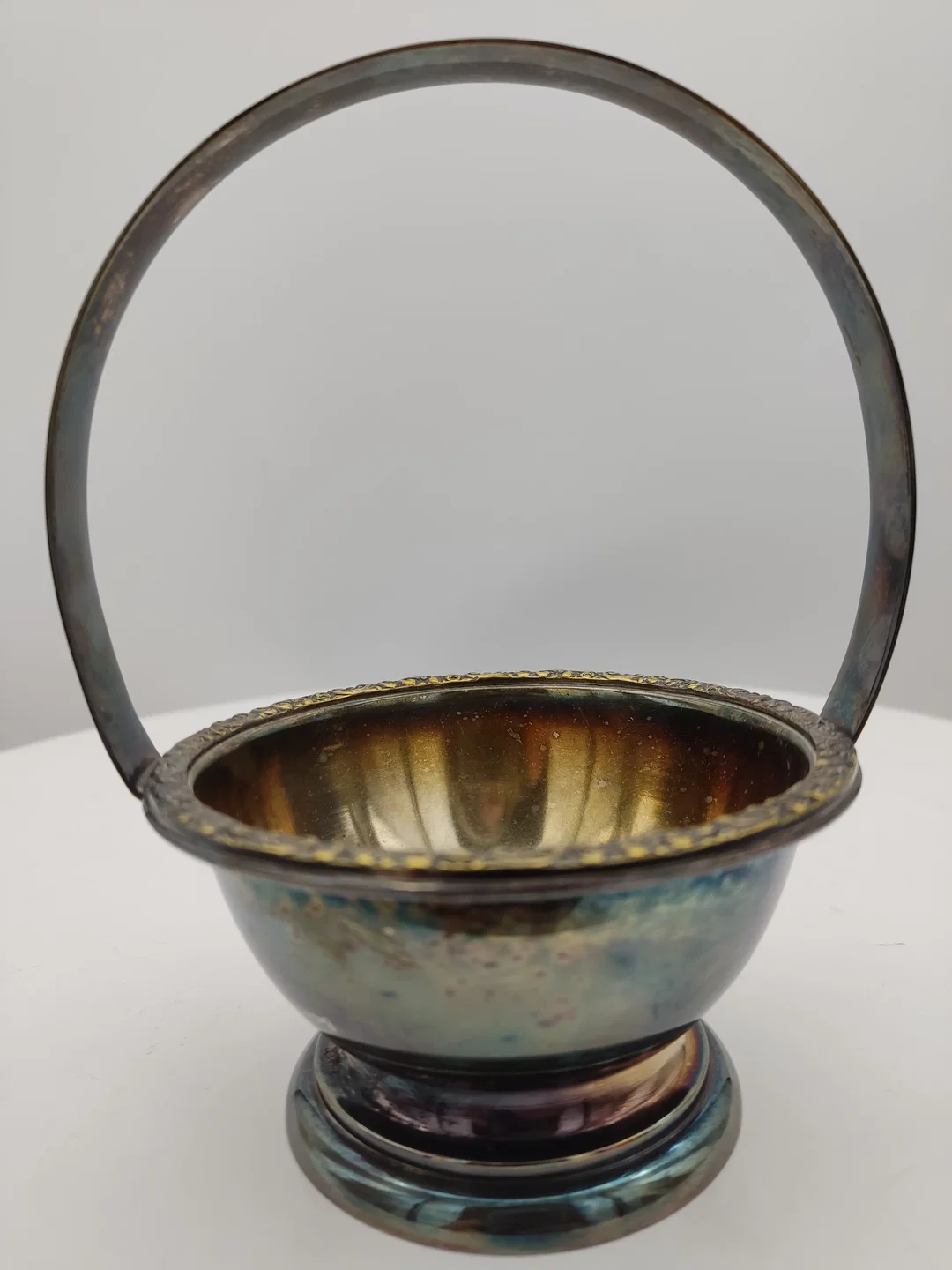 Metall-Henkelschale | Patina-Charme – Bild 3