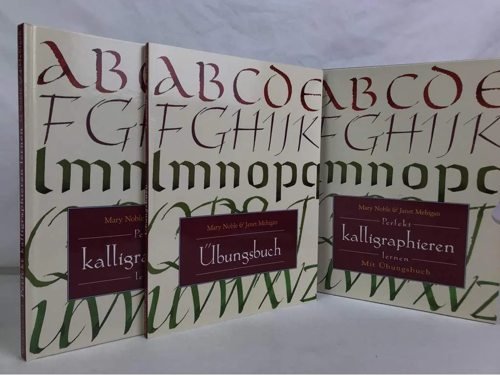 Buch "Perfekt kaligraphieren lernen mit Übungsbuch" - Lehrbuch & Übungsbuch (gebundene Ausgabe) – Bild 2