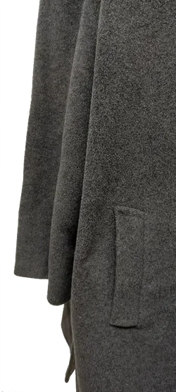 Basler Oversize Damenmantel mit Wollanteil in grau, Größe 50 - Bild 4