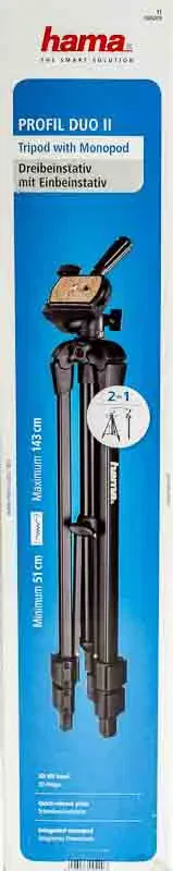Hama profil duo 2 Tripod mit Einbeinstativ - Bild 2
